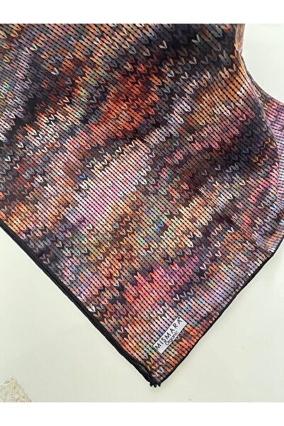 mismara Örgü Desen Organik Pamuk Eşarp