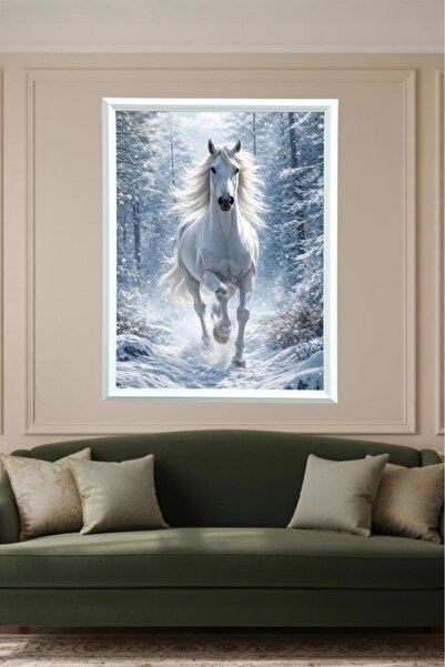 LUXRN Pictură murală premium cu tematică de colecție, laminată și înrămată