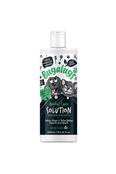 Bugalugs Dental Care Water Additive for Dogs & Cats - 490ML