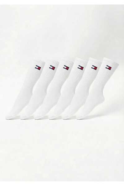 NoNameStore7 Unisex long ribbed socks set, 6 pairs, One Size