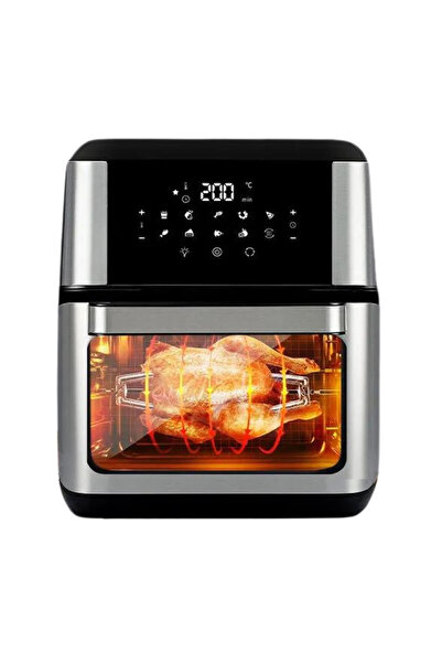 Dasbo Hot air fryer, Air Fryer without oil with adjustable temperature, 10 Co...