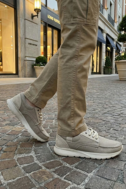 Ekonomik Ayakkabı Dakır's Orthopedic Sole Summer Men's Linen Comfortable Dail...