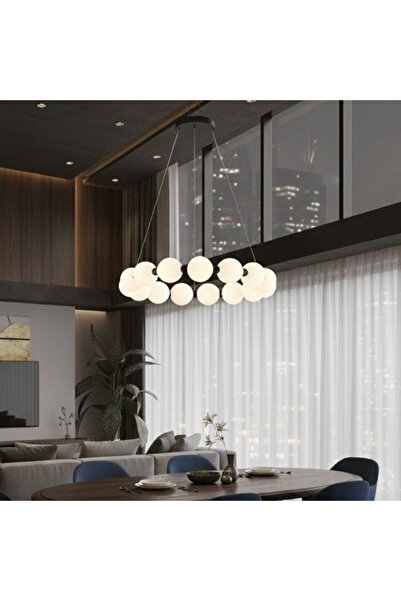 Vonalight Desıng Project 60 cm, İnci Toplu, Sarkıt Avize, Dekoratif avize, to...