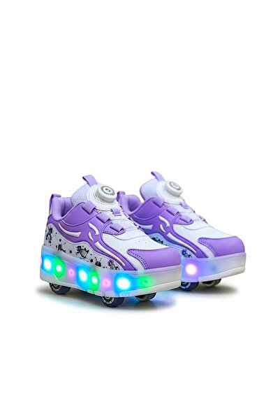 FeyzaDesign Işıklandırmalı 4 Tekerlekli Spor Patenleri, Eğlence ve Hareket İç...