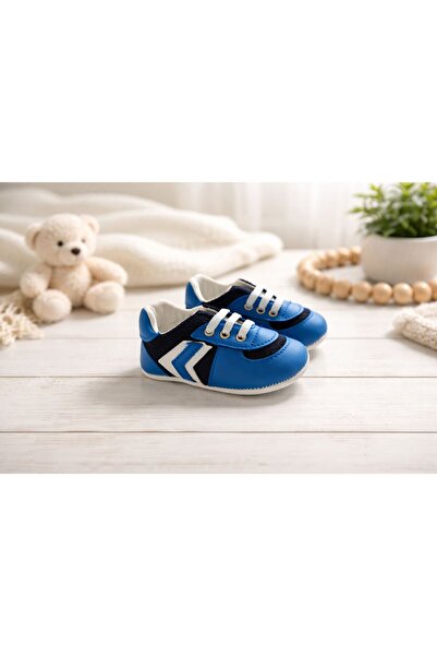 Luna Bağcıklı Bebek Ev Ayakkabısı