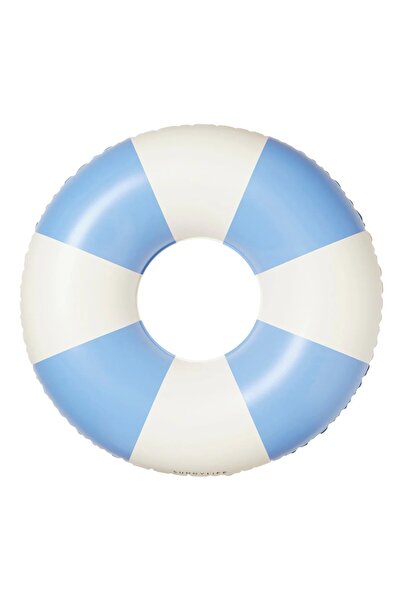 SunnyLife |   Blue Striped Inflatable Pool Float