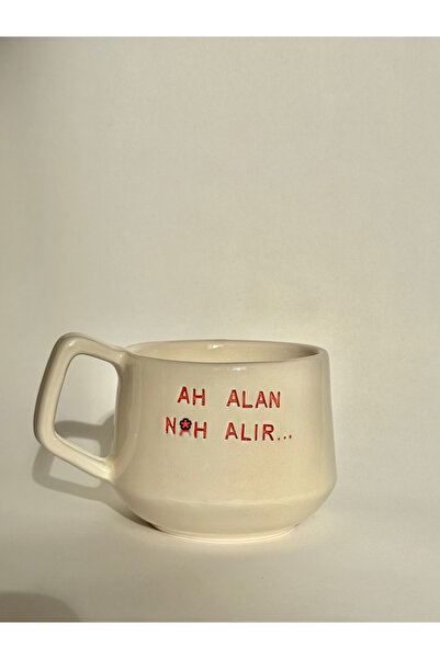 Blos Ceramic Ah Alan Eğlenceli Tasarım Seramik Kupa – El Yapımı Mizah Kupası ...