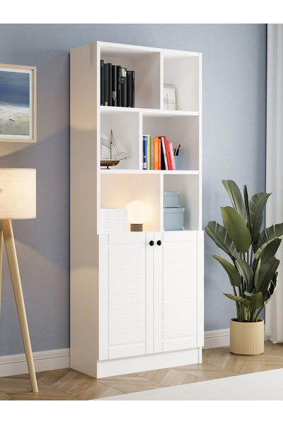 KuzeyLife Clara Raflı Membran Kapak Kitaplık