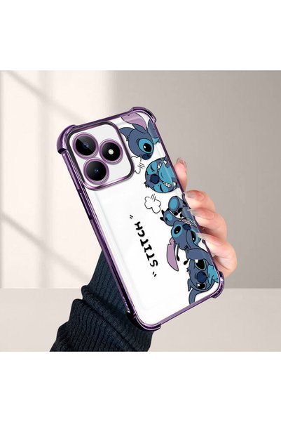 CASEVIBE Realme Note 50 4g Compatible Cartoon Stitch Pattern Drop-Resistant P...