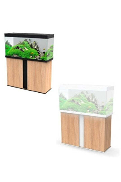 Ciano حامل إيموشنز ناتشر برو 120 بلون العنبر والبلوط الأبيض، أبعاده 121×40×83 سم