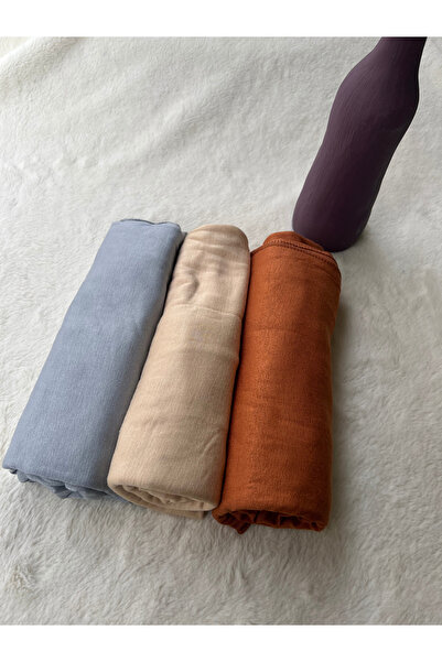 shalby Hijab Combed Cotton Shawl (Set of 3) Jersey Fabric