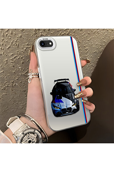 Hontinga حافظة صلبة رفيعة مضادة للسقوط بنمط BMW متوافقة مع هاتف iPhone 7/8/SE...