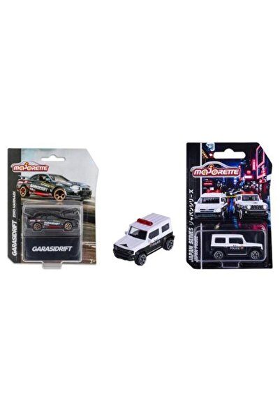 Majorette Garasi Drift Nissan Skyline Gtr and Japanese Police Car Jimmy 1:64 ...