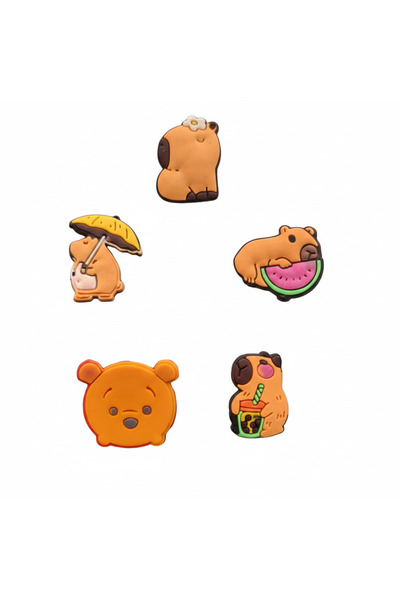 Otto Common 5 pcs Colorful Shoe Charms Set – Fun Decorative Accessories for C...