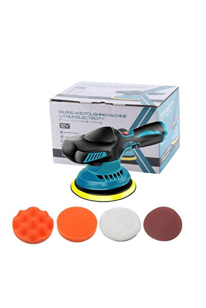 Zenva Mașină de lustruit auto cu baterie de 12V – Profesională, reglabilă, po...