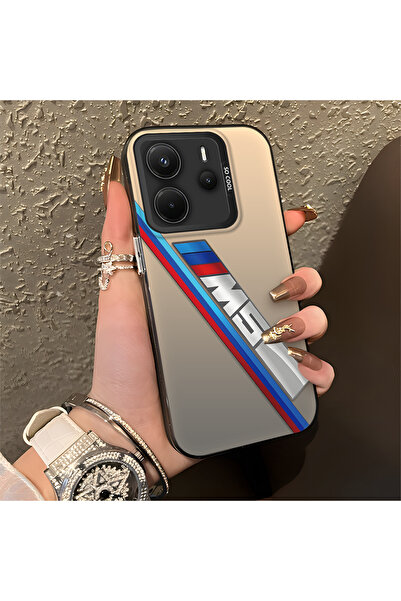 Hontinga حافظة صلبة رفيعة مضادة للسقوط بنمط BMW متوافقة مع Redmi Note 14