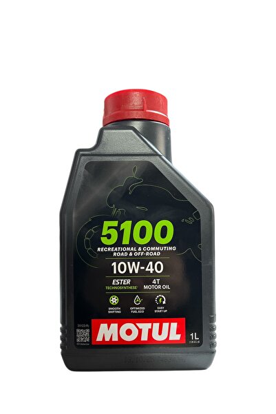 MOTORKİT MK MOTUL 5100 10w40 1 LİTRE 4 ZAMANLI MOTOSİKLET YAĞI YENİ TARİHLİ O...