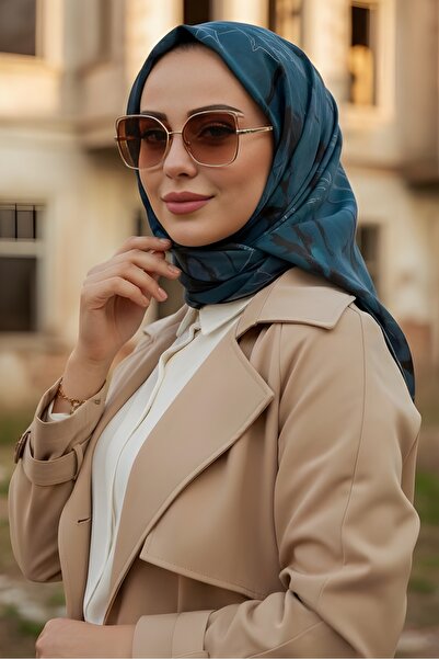 İmajButik Green Soft Digital Cotton Scarf