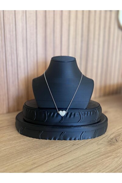 Çelik Mıknatıslı Birleşen Kalp Kolye