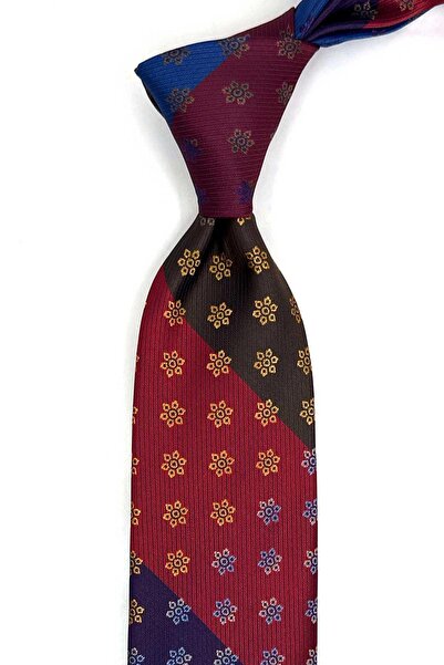 Kravatkolik ربطة عنق كلاسيكية متعددة الألوان بنمط موتيف ديسن KK13395