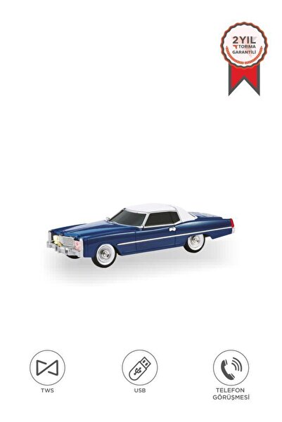 Torima Bluetooth Hoparlör Retro Klasik Araba Tasarımlı 10W FM USB TWS Speaker...