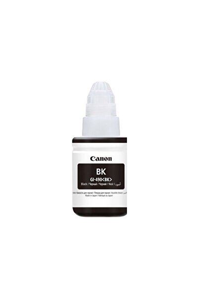 Canon GI-490 Siyah Orjinal Mürekkep
