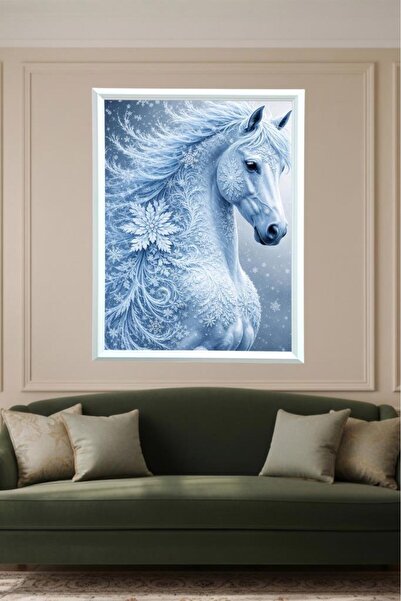 LUXRN Pictură murală premium cu tematică de colecție, laminată și înrămată