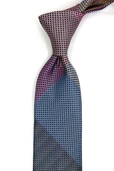 Kravatkolik Dot Pattern Multicolor Patchwork Classic Tie Kk13396