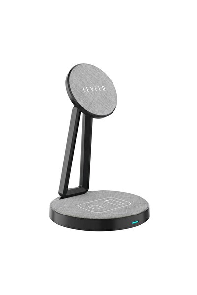Levelo Dualflow 2-in-1 Wireless Charging Stand – Fast, Magnetic & Multi-Angle...