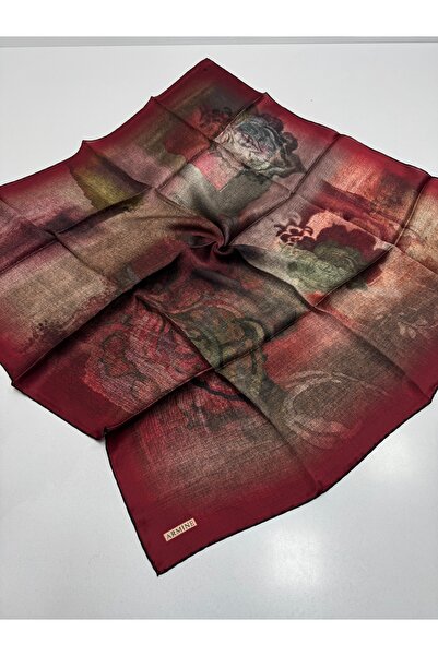 Armine nostalji sura ipek eşarp 8648-41