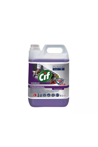 Cif SAFE GURAD 2 in 1 CONCENTRATED DETERGENT DISINFECTANT PRO FORMULA 5 LT