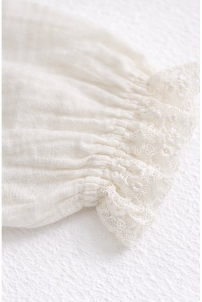 Kardeşler Bebe Muslin Bodysuit & Undershirt Lace Details