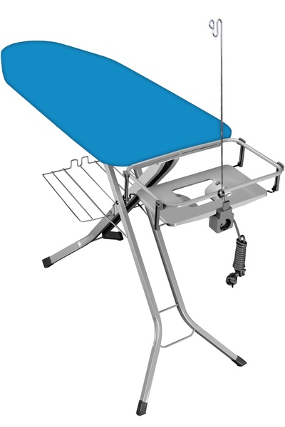 EuroGold Professional Sky Blue 4336 ironing board, 130 x 48 cm, with ironing ...