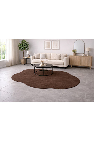 Jassrug Χαλί 80Χ150 Καφέ Κυματιστό