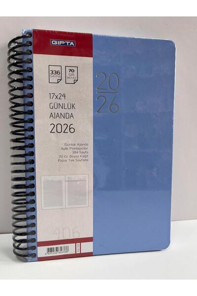 TUZY KIRTASİYE OYUNCAK Gipta 17X24 2026 Daily Agenda