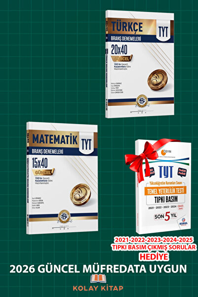 Kurul Yayıncılık Bilgi Sarmal Tyt Türkçe Matematik Branş Denemeleri (2021-202...