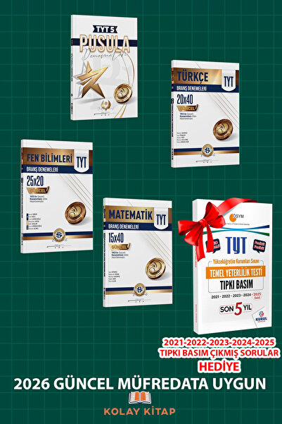 Kurul Yayıncılık Bilgi Sarmal Tyt Türkçe Matematik Fen Pusula Branş Denemeler...