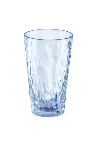 Koziol Long Drink Glass Aquamarine Club No 6 300 to 400ml, Polycarbonate
