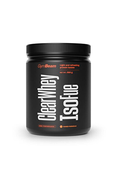 GymBeam Proteine ​​din zer IsoFue, 500 g, mango și maracuja