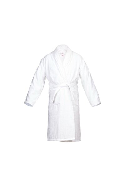 OEM Bianca Bathrobe for Hotel, 100% Cotton, White, Size L/XL