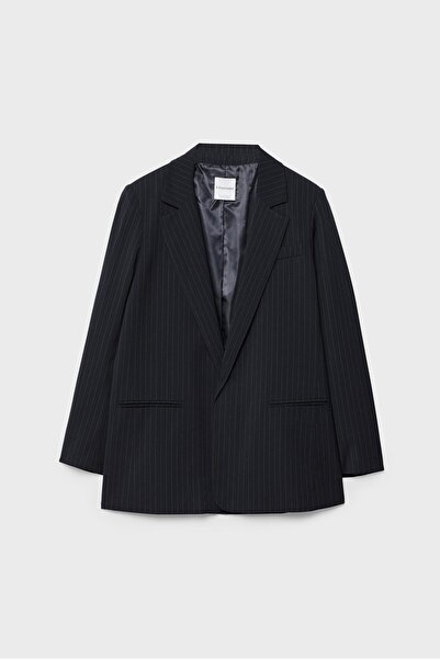 Stradivarius Striped open blazer