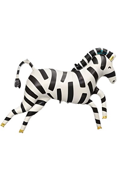 parti sürprizi بالون زيبرا كبير الحجم من الفويل قطعة واحدة