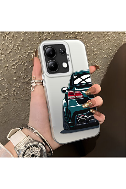 Hontinga حافظة صلبة رفيعة مضادة للسقوط بنمط السيارة متوافقة مع هاتف Redmi Not...