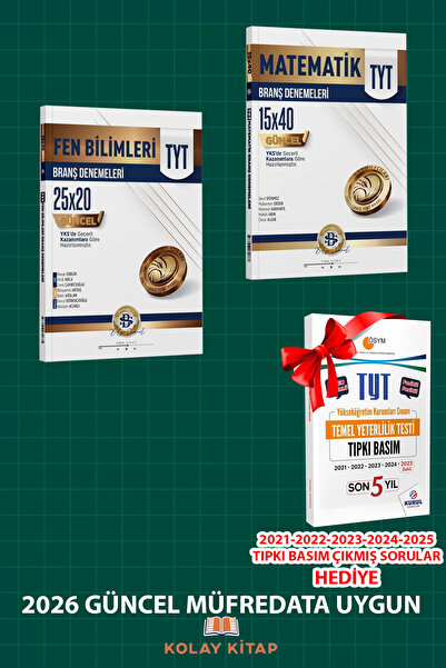 Kurul Yayıncılık Bilgi Sarmal Tyt Matematik Fen Bilimleri Branş Denemeleri (2...