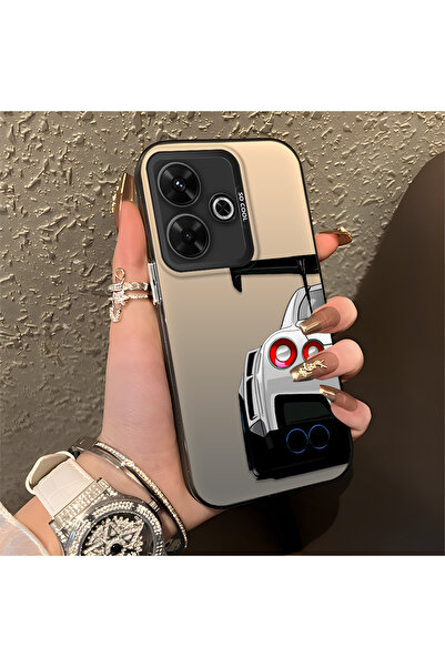 Hontinga حافظة صلبة رفيعة مضادة للسقوط بنمط السيارة متوافقة مع هاتف Redmi 13