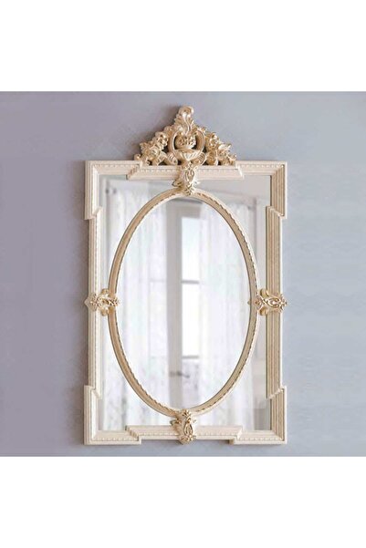 Dekordelisi Antik Avantgarde Afroza Ayna Bej EN: 65 cm BOY: 101 cm