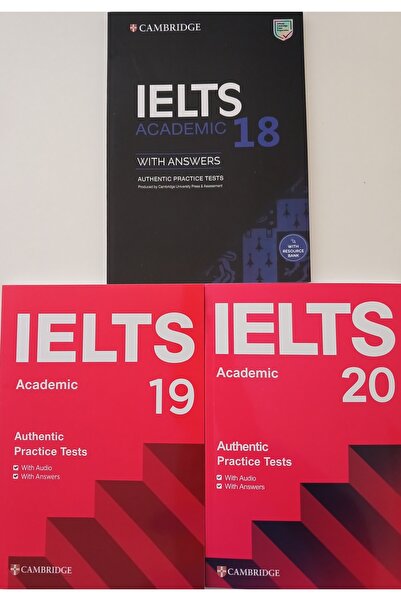 ODTÜ Yayıncılık ıelts academic 18-19-20 üç kitap