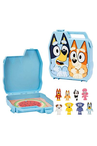 bluey Delüks Taşıma Çantası ve 8’li Figür Seti
