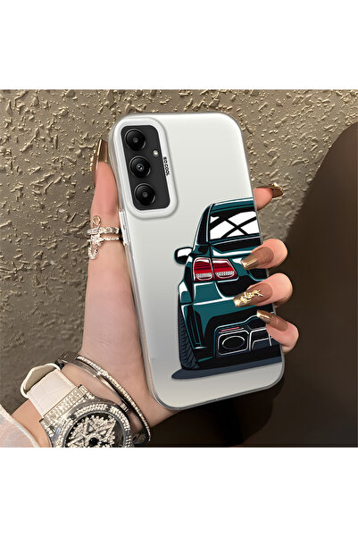 Hontinga حافظة صلبة رفيعة مضادة للسقوط بنمط السيارة متوافقة مع هاتف سامسونج ج...