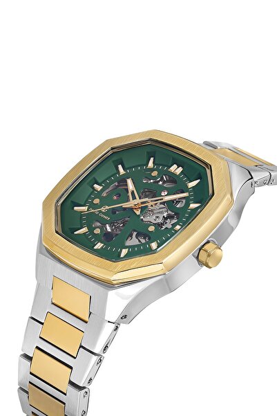 DAVID GUNER Men's Wristwatch Gray Dg-8501Ga-D10 Steel Strap Quartz Movement W...